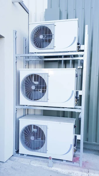 Three Big Electric Air Conditioning System — Stock Photo, Image