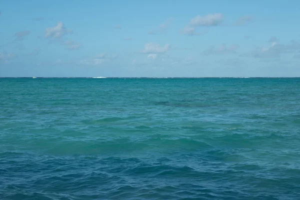 Ocean Sea Blue Sky Background Wallpaper — Stock Photo, Image