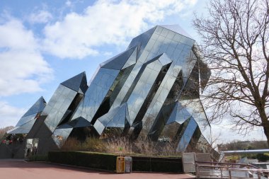 Poitiers, Nouvelle Aquitaine / Fransa - 03-02-2019: Top sürmek Futuroscope adlı en büyük heyecan için