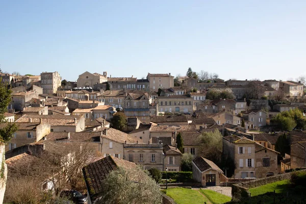 Saint Emilion Gironda Aquitania Francia 2019 Hermosa Vista Del Paisaje — Foto de Stock