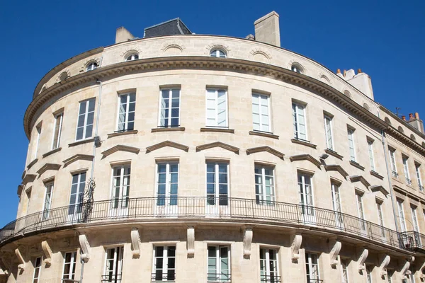Edificio Típico Haussmann Como París Burdeos Francia — Foto de Stock
