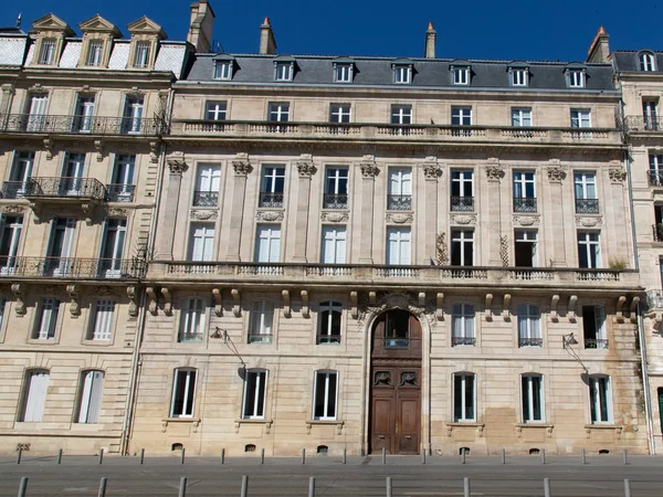 Burdeos Como París Atractivos Edificios Haussmann Calle Zona Elegante — Foto de Stock