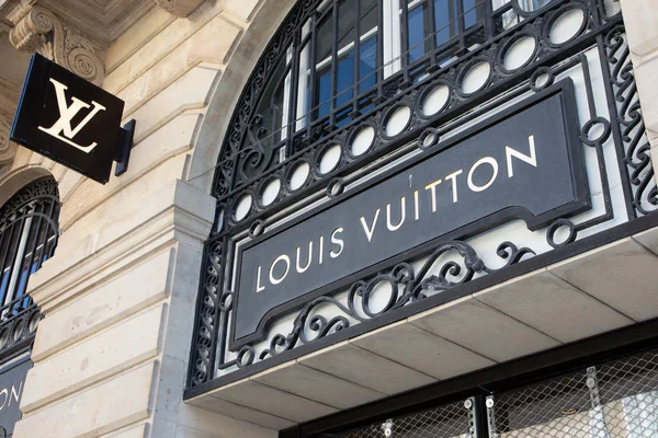 Бордо Аквітанської Франція 2019 Березня Знак Louis Vuitton Магазин Магазин — стокове фото