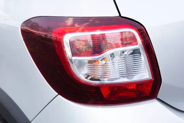 Fahrzeug Rote Hintere Bremse Licht Auto — Stockfoto