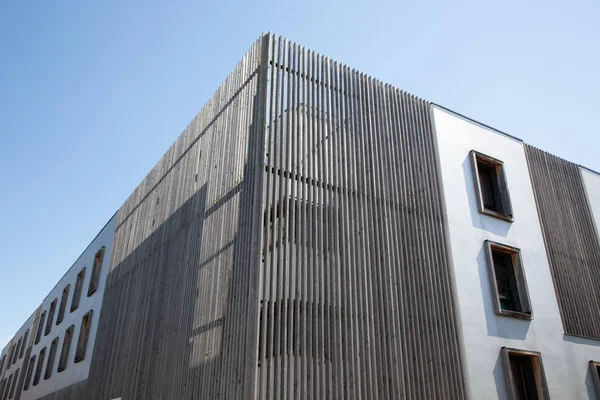 Edificio Arquitectura Construcción Urbana Cielo Azul — Foto de Stock