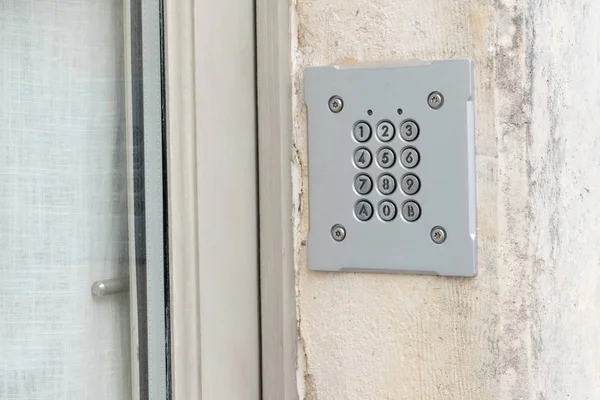 Password code Security keypad system protected in Public Building