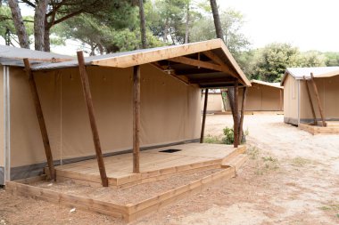 Kamp yaz Temel Safari Çadır Kurulum