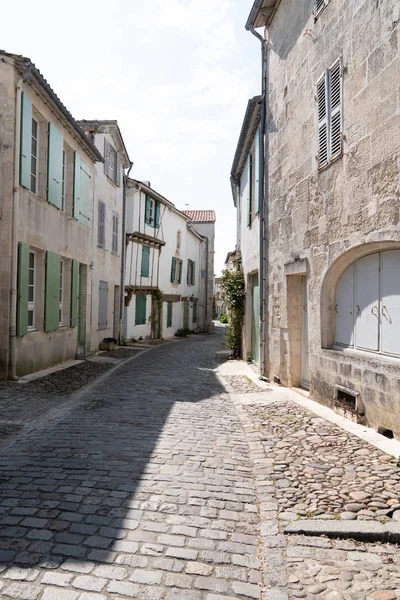 Cidade Aldeia Rua Santo Martin Islande Charente França — Fotografia de Stock