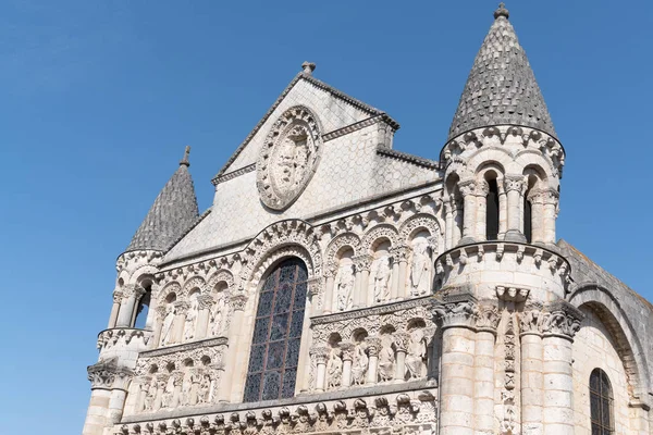 Church Notre Dame Grande Poitiers France — Stock Photo, Image