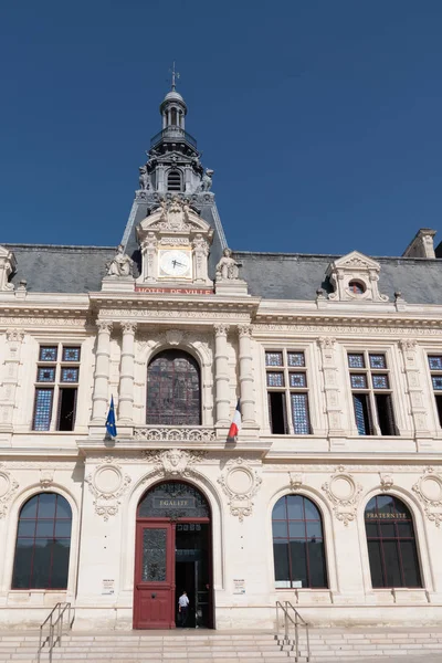 Poitiers Details Façade Hôtel Ville Place Maréchal Leclerc Poitiers Sur — Photo