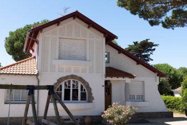 Bask Ülke Fransa Biarritz Tipik Bask evi