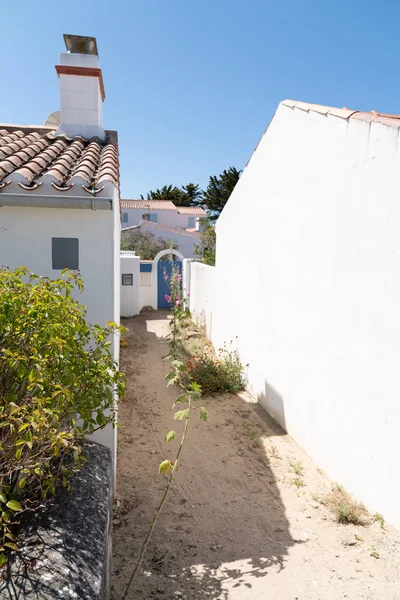 Klein Steegje Noirmoutier Island Vendee Frankrijk — Stockfoto