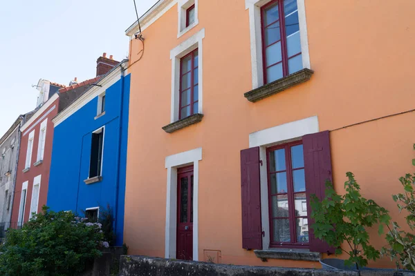 Casas Colores Pueblo Trentemoult Francia Bretaña —  Fotos de Stock