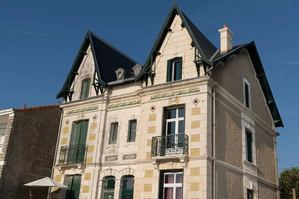 Maison Typique Des Années 1930 Dans Village Fouras Charente Maritime — Photo