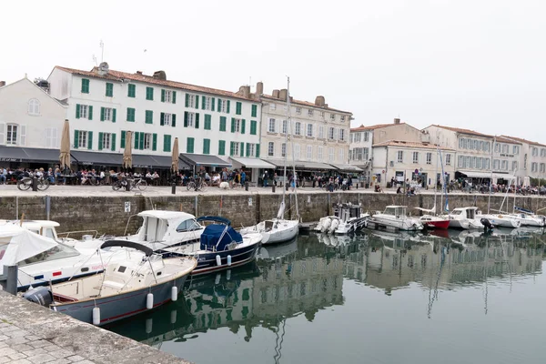 Saint Martin Charente Maritime Франция 2019 Порт Древнего Города Saint — стоковое фото