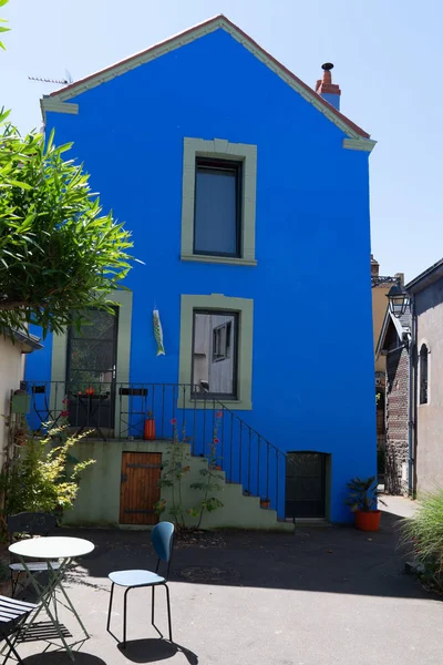 Fransa'da Trentemoult köy Brittany balıkçı eski ev