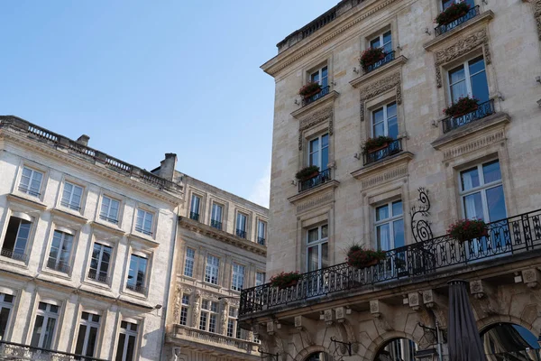 Wohnhaus Haussmann Bordeaux Wie Paris — Stockfoto