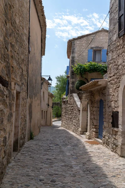 Lacoste Village Vaucluse Provence Frankrike Gamla Sten Gränd Gamla Stan — Stockfoto