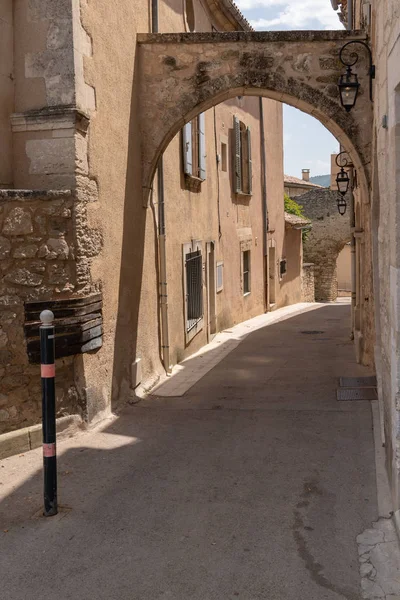 Arco Medieval Aldeia Sul Antiga Lacoste Luberon Provence França — Fotografia de Stock