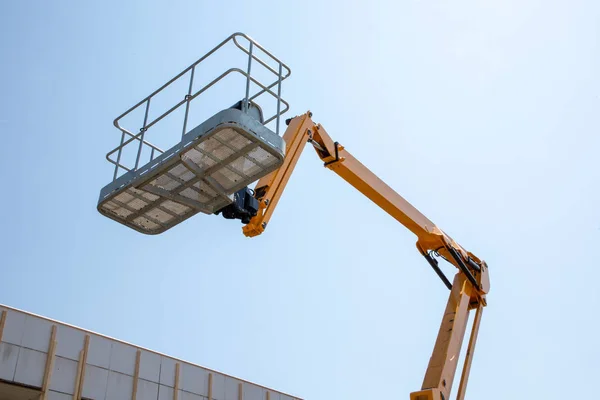 Lift Basket Boom Lift Work Aerial Platform — Stock Photo, Image