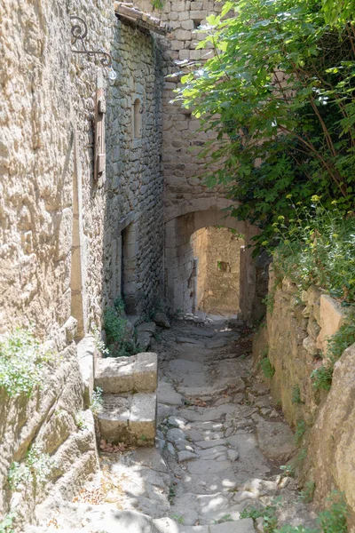 Narrow Alley Oppede Vieux Village France — Stock Photo, Image