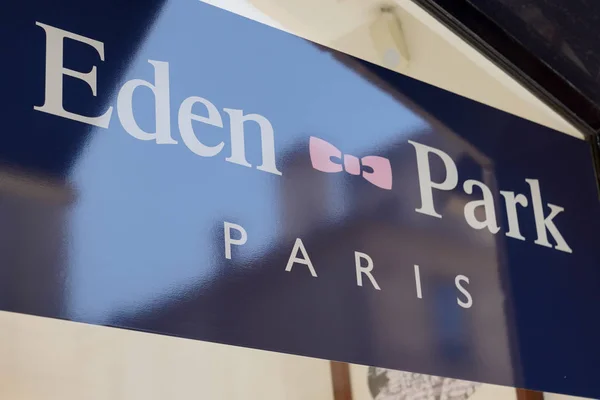 Бордо Аквитания Франция 2019 Eden Park Вывеска Магазин Одежды Мужчин — стоковое фото
