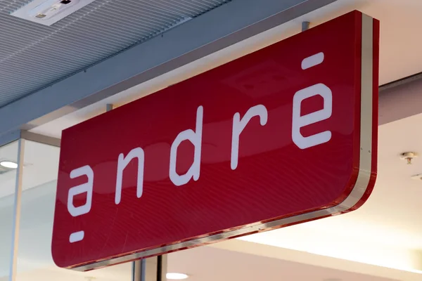 Бордо Aquitaine France 2019 Andr Shoes Store Brand Vivarte Group — стоковое фото