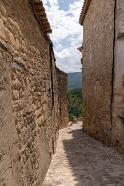 Luberon Provence Fransa Lacoste şehir sokak