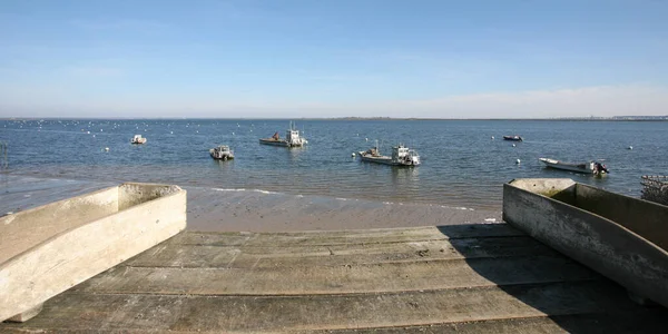 Oesterboer Bassin Arcachon Frankrijk — Stockfoto