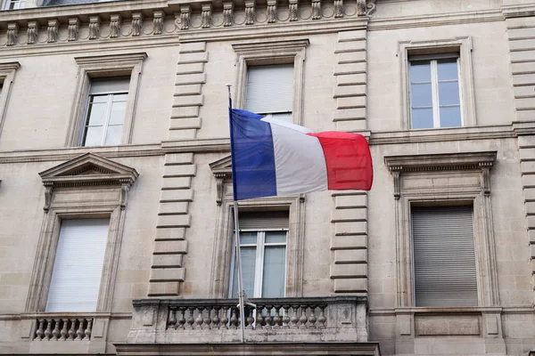 Drapeau Français Renonçant Mairie — Photo