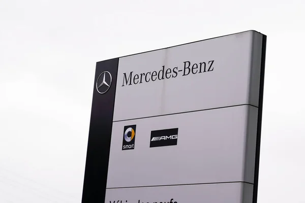 Burdeos Aquitania Francia 2019 Mercedes Benz Firma Concesionario Amg Smart — Foto de Stock