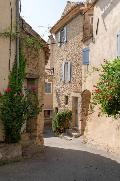Stara Aleja Wiejska Lourmarin Provence Francja — Zdjęcie stockowe