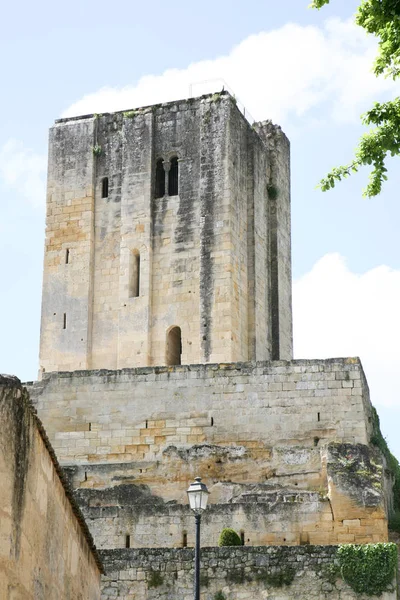 Frankrike Saint Emilion Unesco Världsarv Plats Tour Roy Tower King — Stockfoto