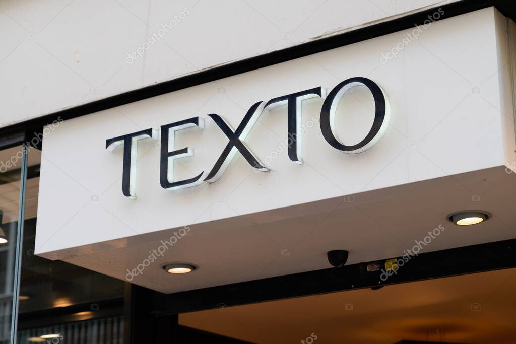 Bordeaux , Aquitaine / France - 10 28 2019 : texto shoes sign store brand ready to wear apparel footwear retail logo shop