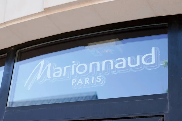 Bordeaux Aquitaine France 2020 Marionnaud Logo Sign Arnamary Shop Fashion — 스톡 사진