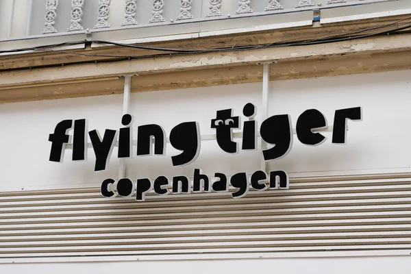 Bordeaux Aquitaine Frankrike 2020 Flygande Tiger Köpenhamn Logo Skyltbutik För — Stockfoto