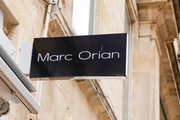 Bordeaux Aquitania Francia 2020 Marc Orian Logo Sign Store Street — Foto Stock