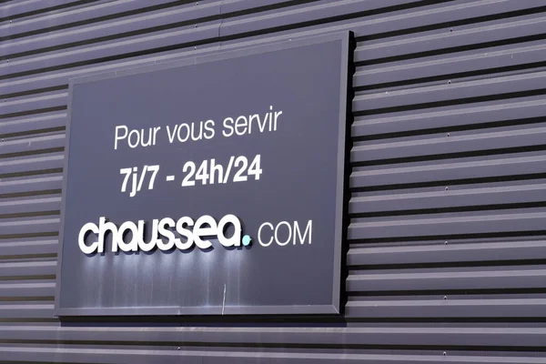 Burdeos Aquitania Francia 2020 Chaussea Com Logo Sign Website Fashion — Foto de Stock