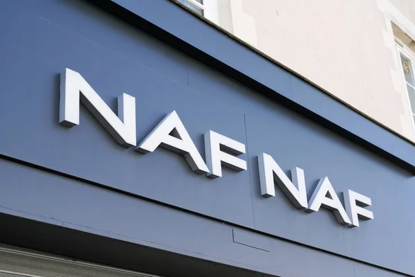 Burdeos Aquitania Francia 2020 Logo Naf Naf Signo Tienda Ropa — Foto de Stock