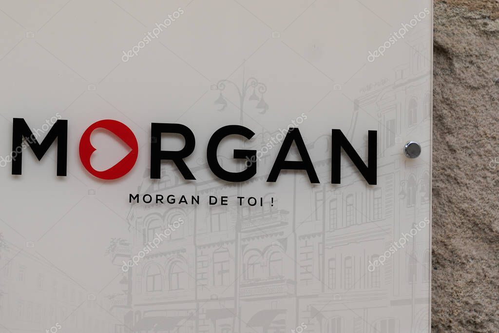 Bordeaux , Aquitaine / France - 07 22 2020 : Morgan sign and logo of women clothing fashion store