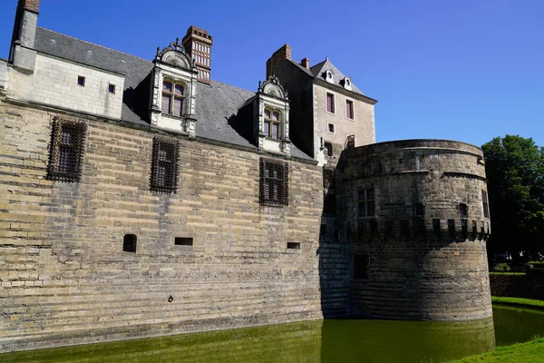 Castelo Dos Duques Bretanha Cidade Nantes França — Fotografia de Stock