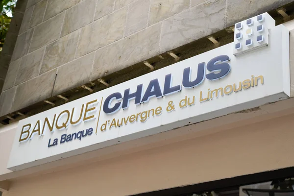 Burdeos Aquitania Francia 2020 Banque Chalus Logo Text Sign Agency — Foto de Stock