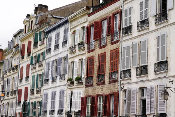 Edifícios Antigos Bask Bayonne Cidade País Basco França Aquitaine — Fotografia de Stock