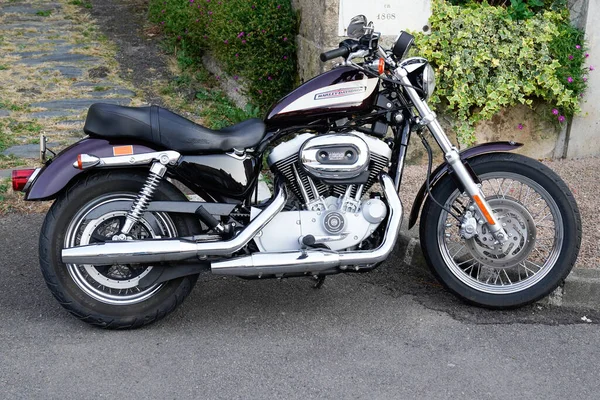 Bordeaux Aquitaine France 2020 Harley Davidson Roadster Motorbike Com Sinal — Fotografia de Stock