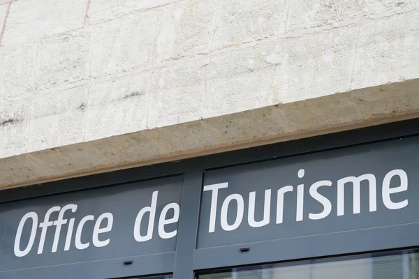 法国阿基坦 波尔多 2020年10月8日至8日 旅游办事处以法文签署关于旅游建设的文本 — 图库照片