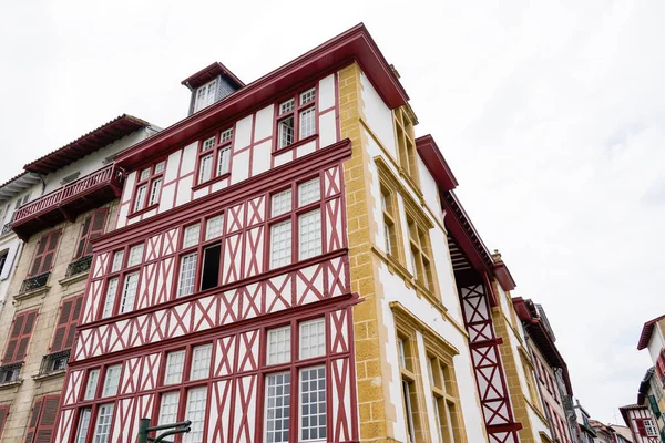 Casa Típica Basca Bayonne Bask French País França — Fotografia de Stock