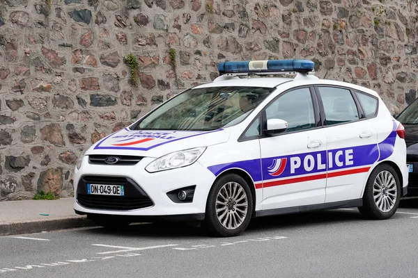 Burdeos Aquitania Francia 2020 Ford Max Coche Policía Nacional Francesa — Foto de Stock