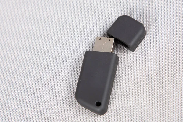 Usb Zwarte Flash Drive Computer Apparaat Technologie — Stockfoto