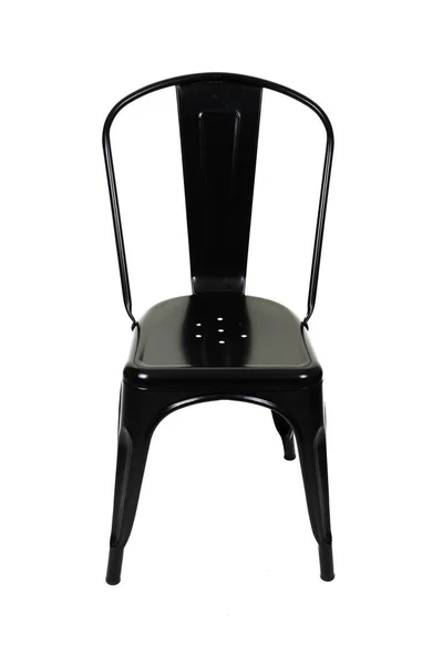 Металлическое Черное Кресло Современном Стиле — стоковое фото