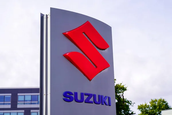 Burdeos Aquitania Francia 2020 Suzuki Logo Tienda Motos Coches Signo — Foto de Stock